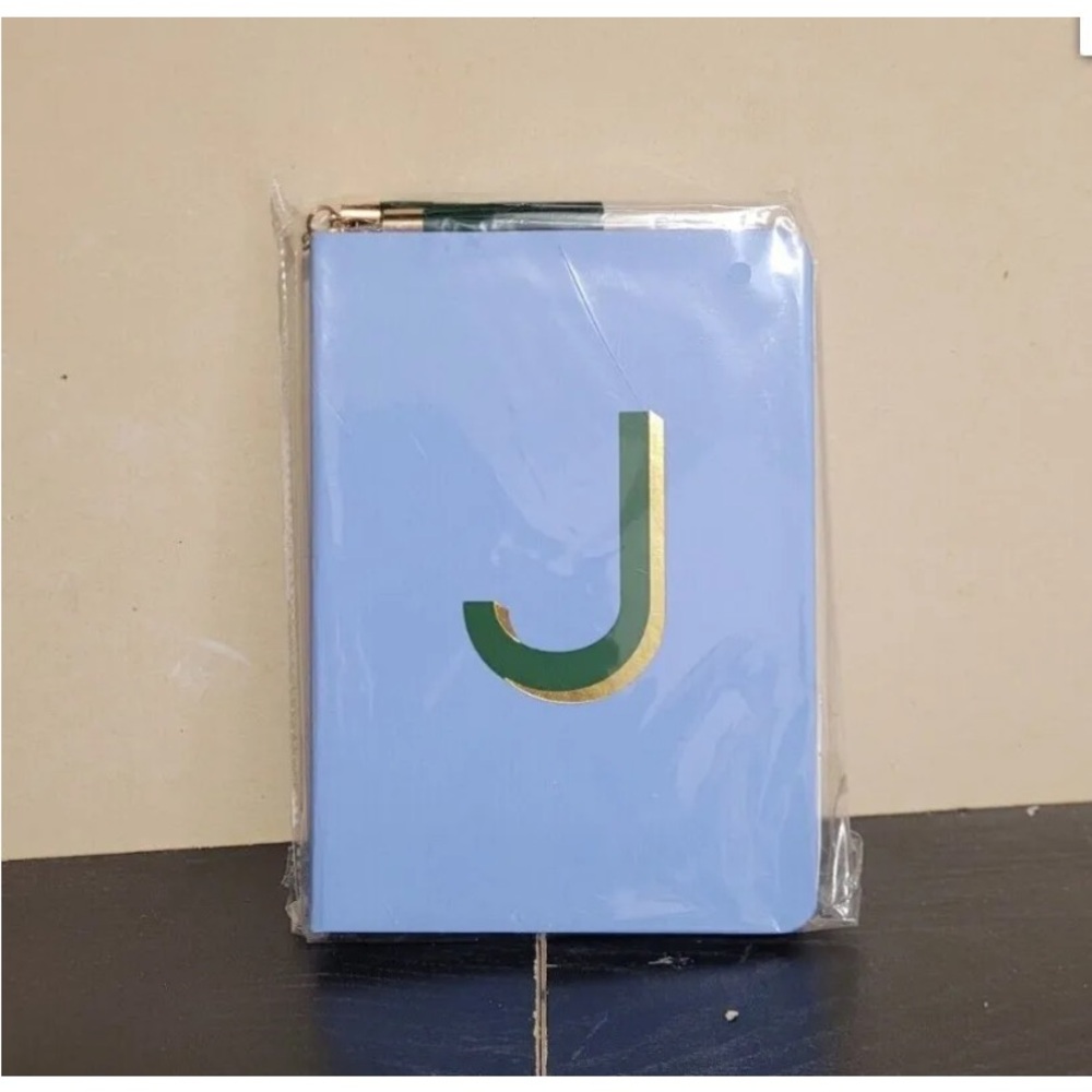 NEW❣️ College Ruled Hard Cover 5x7 Journal Letter “J” Monogrammed By Opalhouse